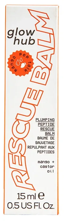 Glow Hub Pep Talk Tinted Plumping Peptide Rescue Balm Mango 15ml Glow Hub