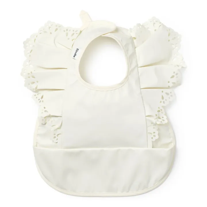 Elodie Baby Bib Vanilla White 0-3 år Elodie Details