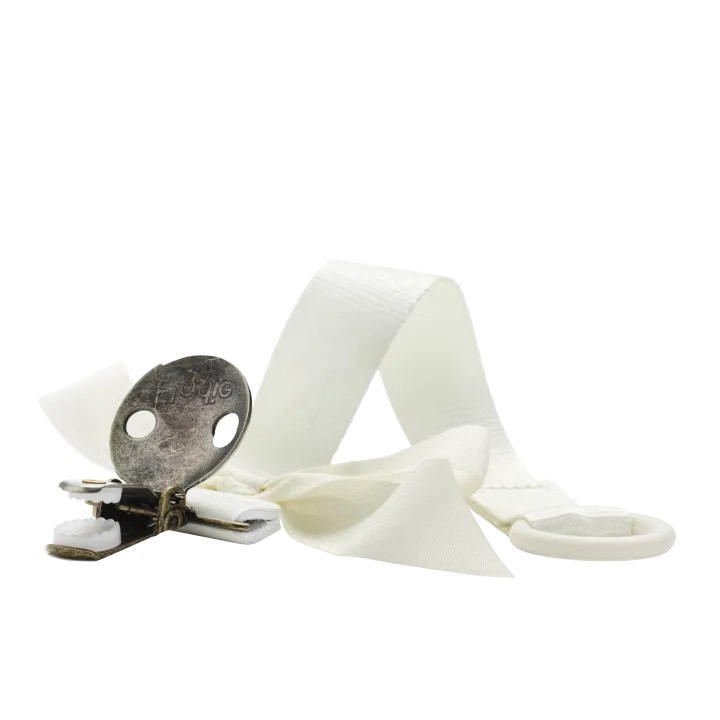 Elodie Pacifier Clip Vanilla White 0-3 år Elodie Details