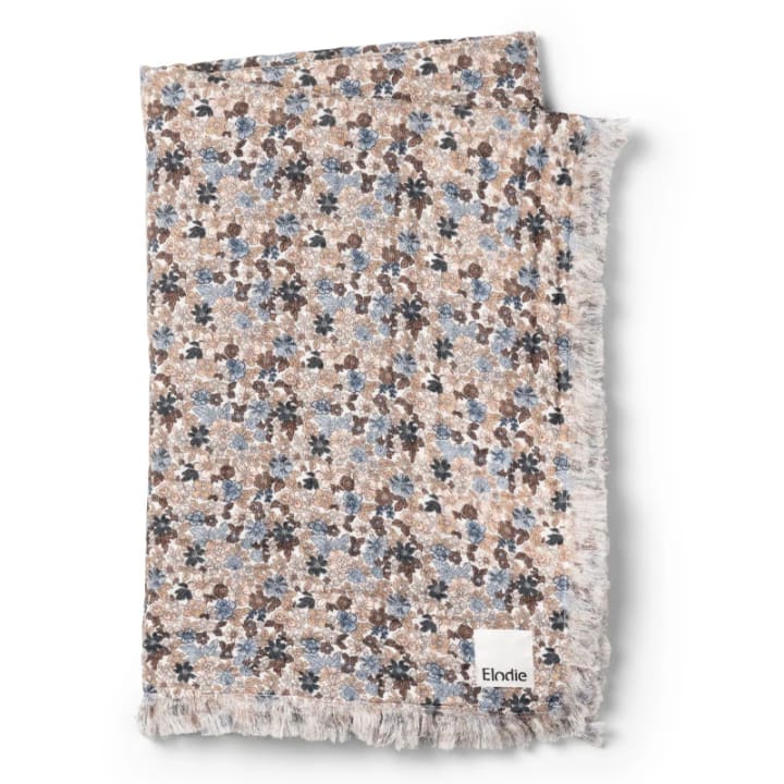 Elodie Soft Cotton Blanket Blue Garden Light 0-3 år Elodie Details