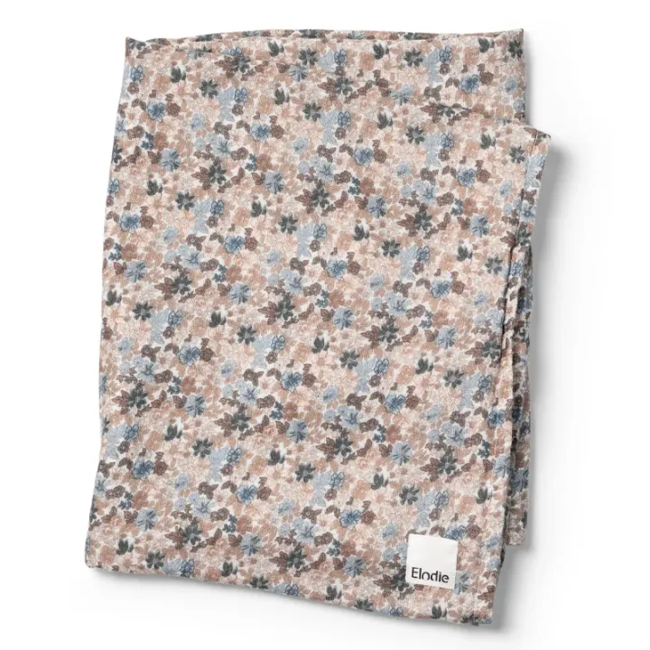 Elodie Bamboo Muslin Blanket Blue Garden Light 0-3 år Elodie Details