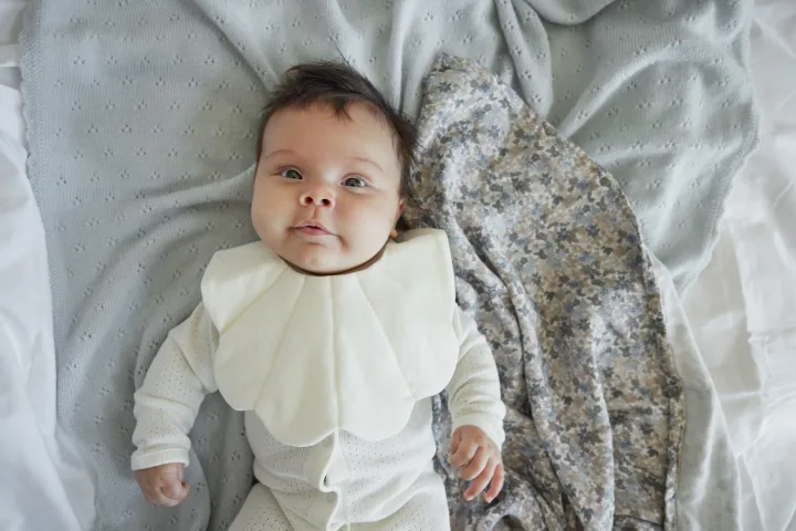 Elodie DryBib Vanilla White 0-3 år Elodie Details