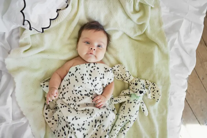 Elodie Bamboo Muslin Blanket Dalmatian Dots 0-3 år Elodie Details