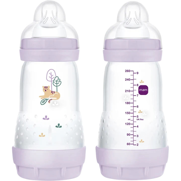 MAM Easy Start Anti-Colic Nappflaska Rosa 2-pack 260ml Mam