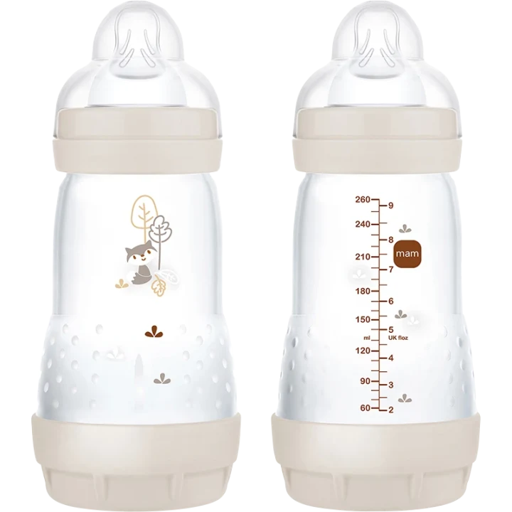 MAM Easy Start Anti-Colic Nappflaska Neutral 2-pack 260ml Mam