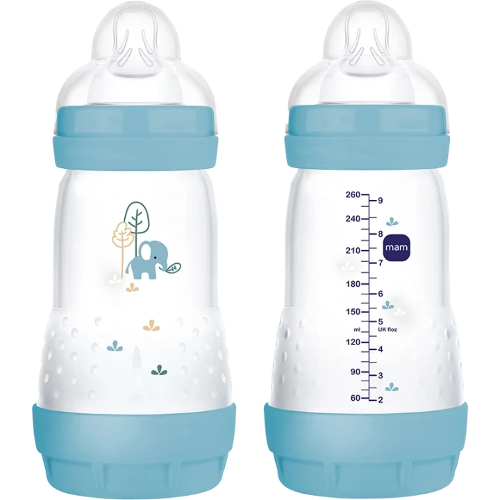 MAM Easy Start Anti-Colic Nappflaska Blå 2-pack 260ml Mam