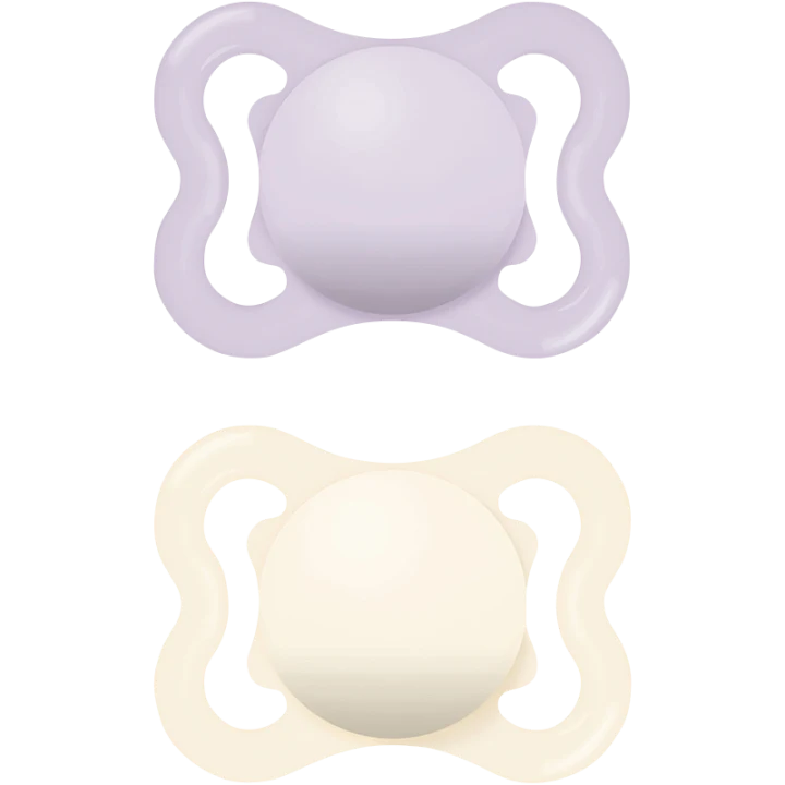 MAM Air Napp Silicone 0-6 mån 2-pack Rosa Mam