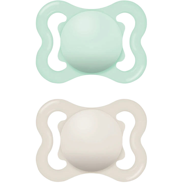 MAM Air Napp Silicone 0-6 mån 2-pack Blå Mam