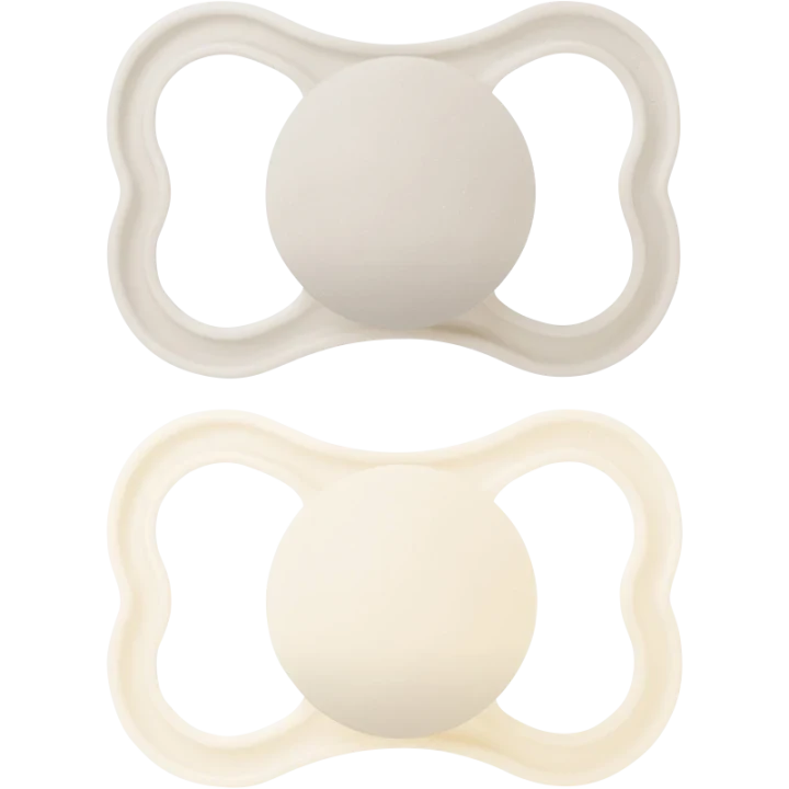 MAM Air Napp Silicone 6-16 mån 2-pack Neutral Mam