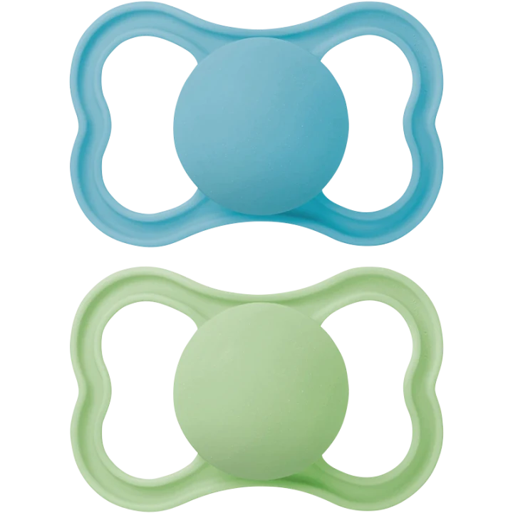 MAM Air Napp Silicone 6-16 mån 2-pack Blå Mam