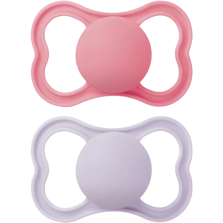 MAM Air Napp Silicone 16-36 mån 2-pack Rosa Mam