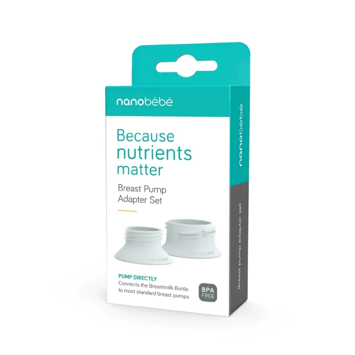 Nanobébé Adapter till bröstpump 2-pack Nanobébé