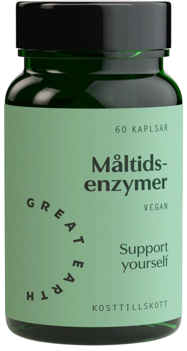 Great Earth Vegan Måltidsenzymer 60 kapslar Great Earth