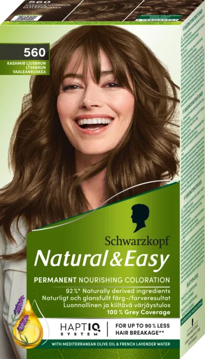 Schwarzkopf Natural & Easy Hårfärg 560 Kashmirbrun Schwarzkopf