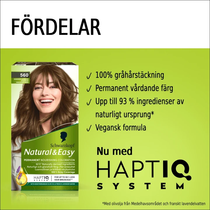 Schwarzkopf Natural & Easy Hårfärg 560 Kashmirbrun Schwarzkopf