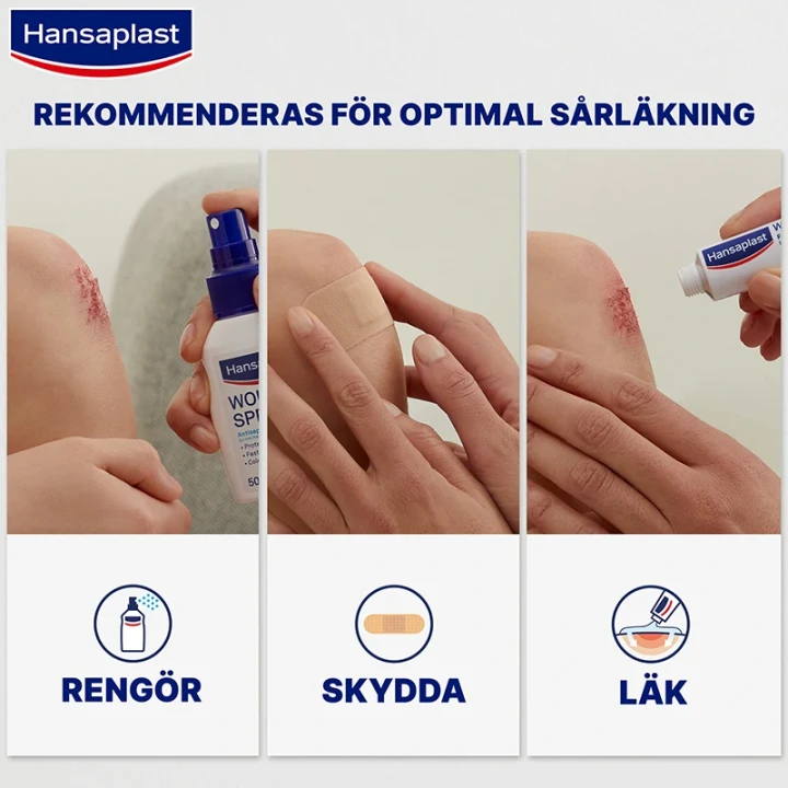 Hansaplast Wound Spray Sårsköljningsspray 100ml Hansaplast