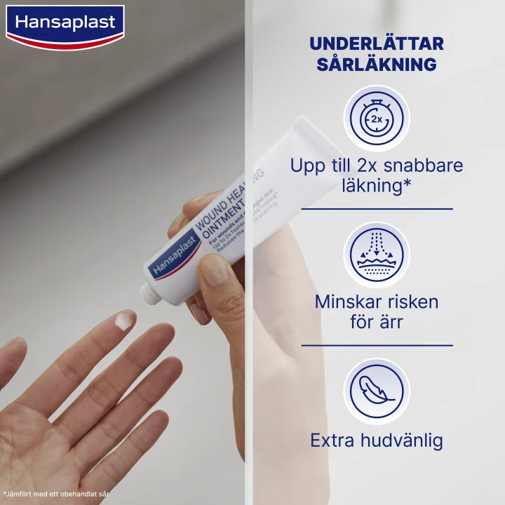 Hansaplast Wound Healing Ointment Sårläkande Kräm 20 g Hansaplast