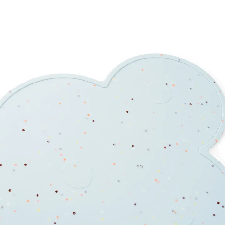 Done by Deer Silicone Placemat Confetti Blue Done by Deer