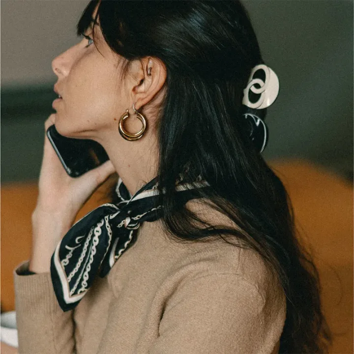 ByBarb Mindre Hårklämma Coco Vit ByBarb