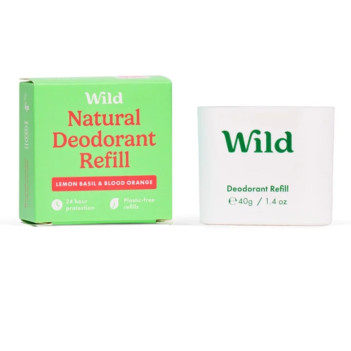 Wild Lemon, Basil & Blood Orange Deo Refill 40g Wild