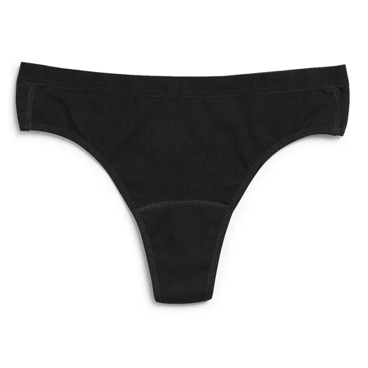 ImseVimse Period Underwear Thong Light Flow Black L ImseVimse