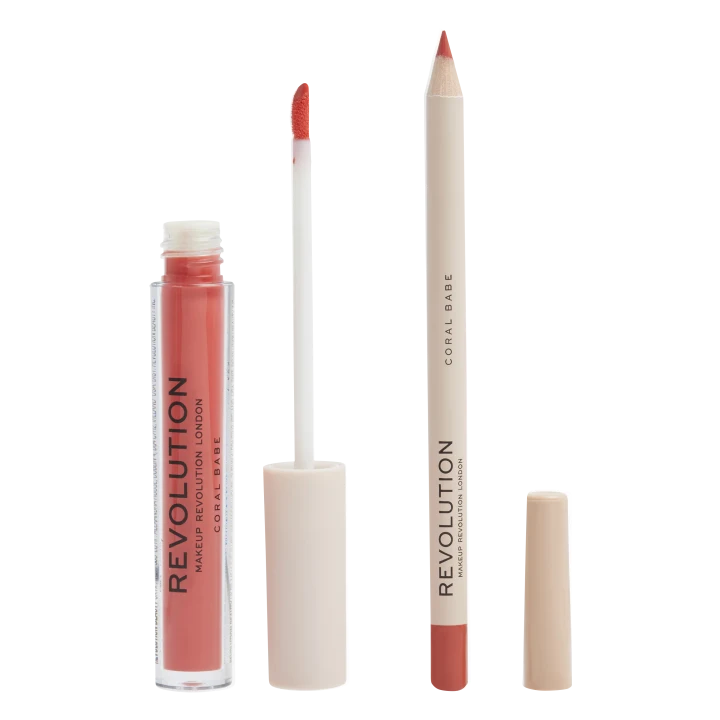 Revolution Beauty London Lip Contour Kit Coral Babe 3 ml Revolution Beauty London
