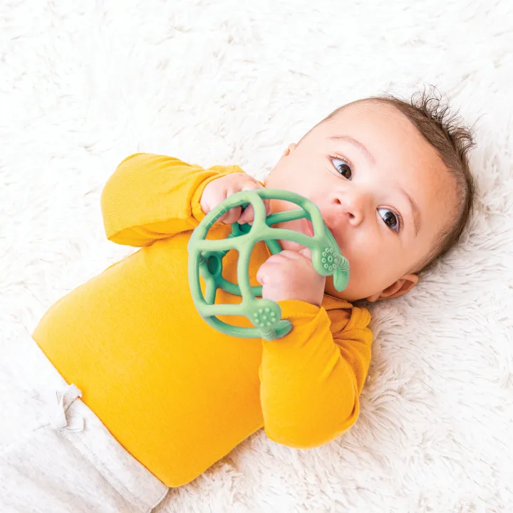 Nattou Soft Silicone Aktivitetsboll Grön Nattou