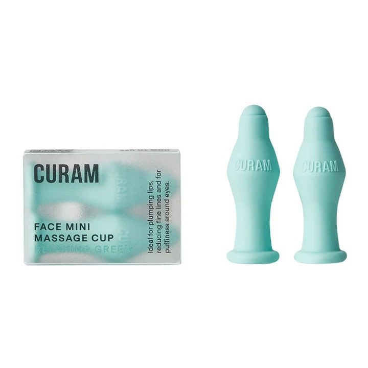 Curam Face cup mini Relaxing green 2-pack Curam