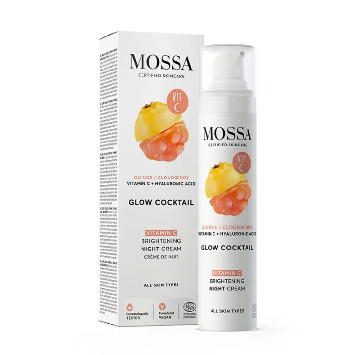 Mossa Glow Cocktail Vitamin C Brightening Night Cream 50ml Mossa