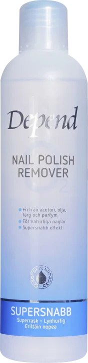 Depend Nagellacksremover O2 Blå 250 ml Depend