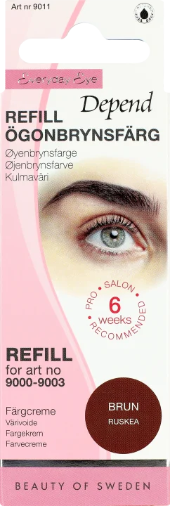 Depend Refill Ögonbrynsfärg Brun Depend