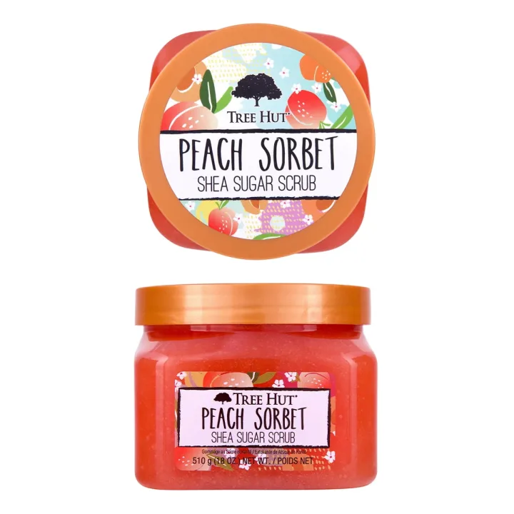 Tree Hut Shea Sugar Scrub Peach Sorbet 510 g Tree Hut