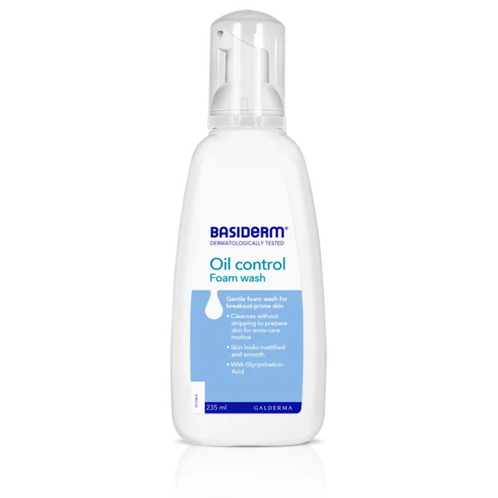 Basiderm Oil Control Foam Wash 235 ml Basiderm