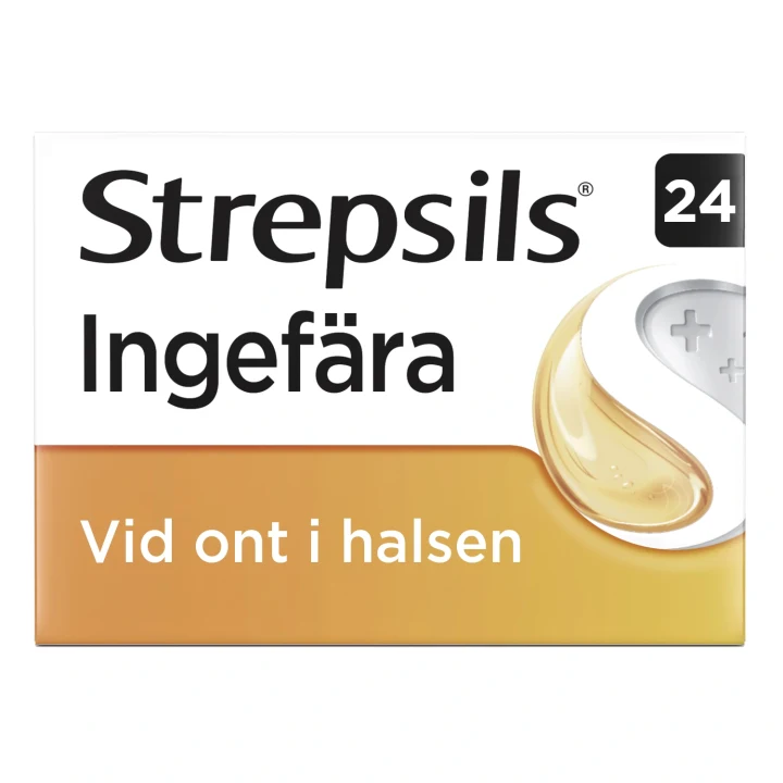 Strepsils Ingefära sugtablett 24 st Strepsils