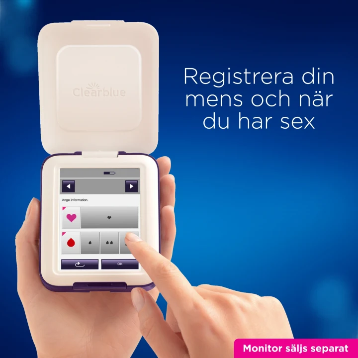 Clearblue 20 Ägglossningstester & 4 Graviditetstester till Clearblue Advanced Fertilitetsmonitor Clearblue