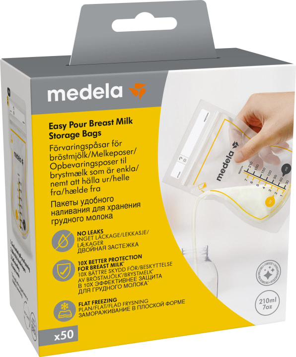 Medela Easy Pour Förvaringspåsar För Bröstmjölk 50 st Medela