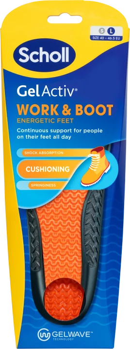 Scholl Gel Activ Insole Work & Boot L Scholl
