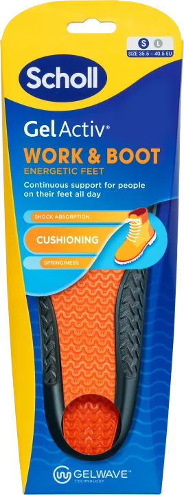 Scholl Gel Activ Insole Work & Boot S Scholl