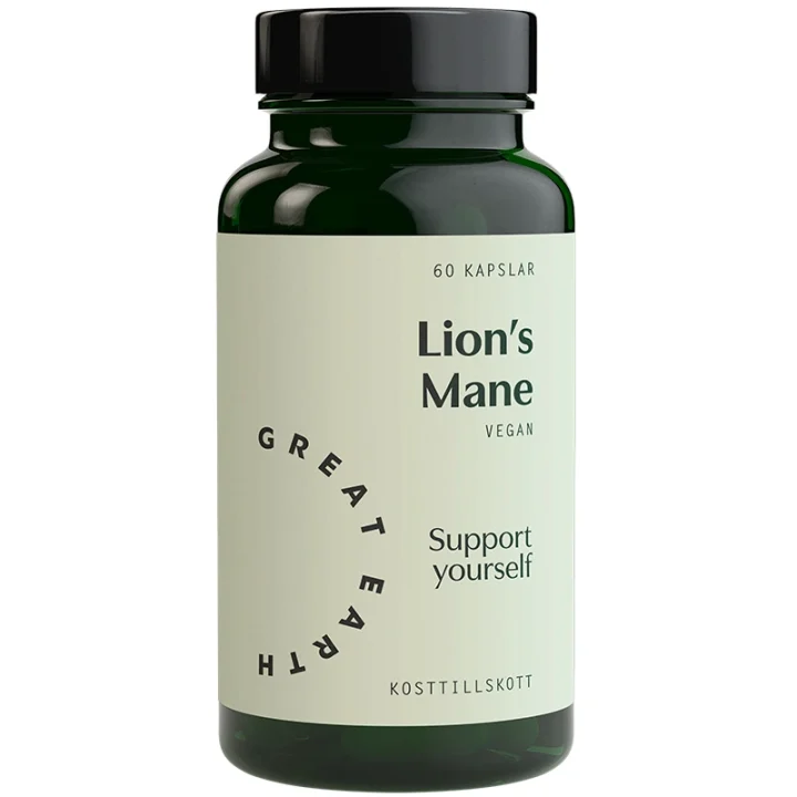 Great Earth Lion's Mane 60 kapslar Great Earth