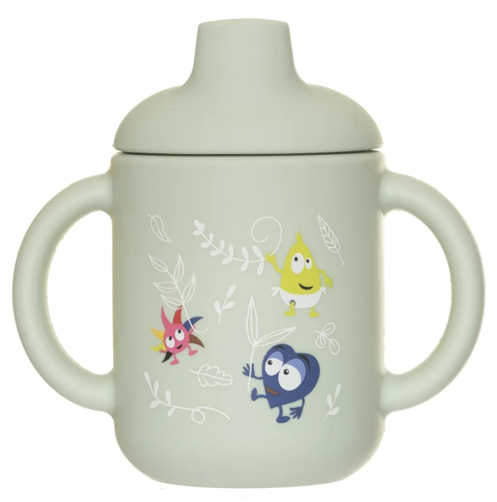 Babblarna Silikonmugg med lock I Naturen Teddykompaniet