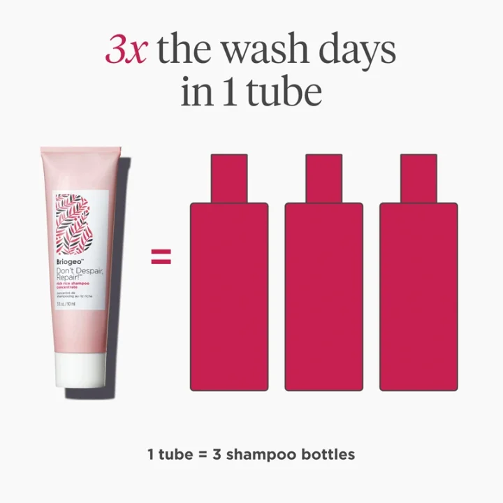 Briogeo Don’t Despair Repair!™ MegaStrength + Rich Rice Shampoo Concentrate 90 ml Briogeo