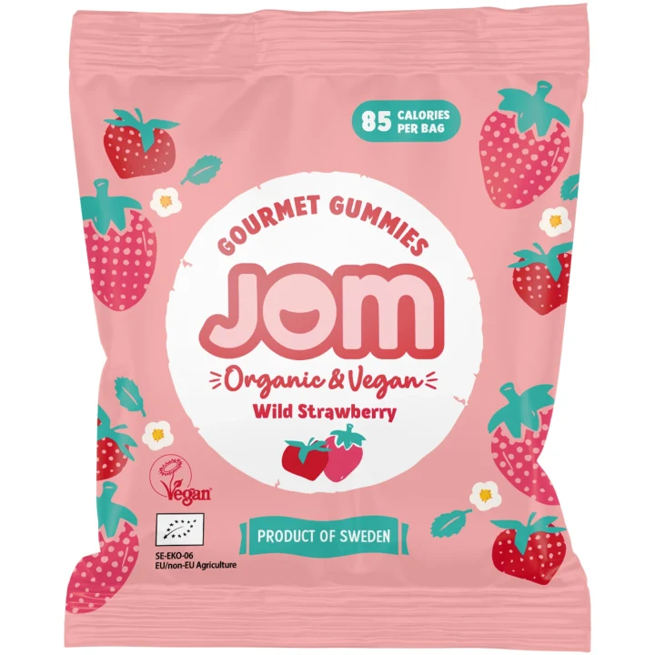 JOM Snack Pack Jordgubb Godis 25 g JOM