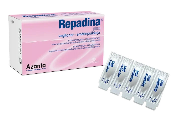 Repadina plus vagitorier 10 st Repadina