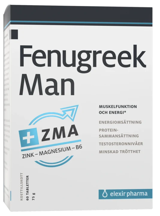 Elexir Pharma Feenugreek Man Plus ZMA 60 tabletter Elexir Pharma
