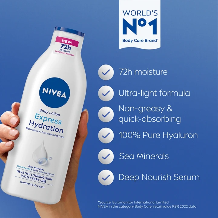 Nivea Express Hydration Body Lotion 250 ml Nivea