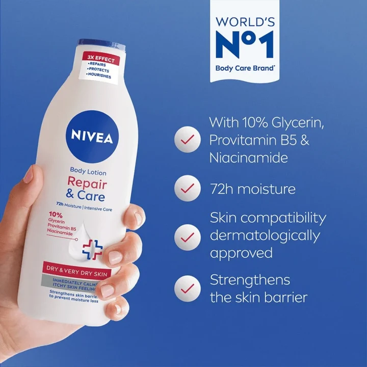 Nivea Repair & Care Body Lotion 250 ml Nivea
