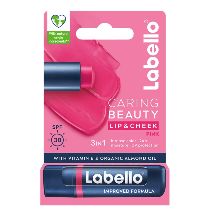 Labello Caring Beauty Pink 4,8 g Labello