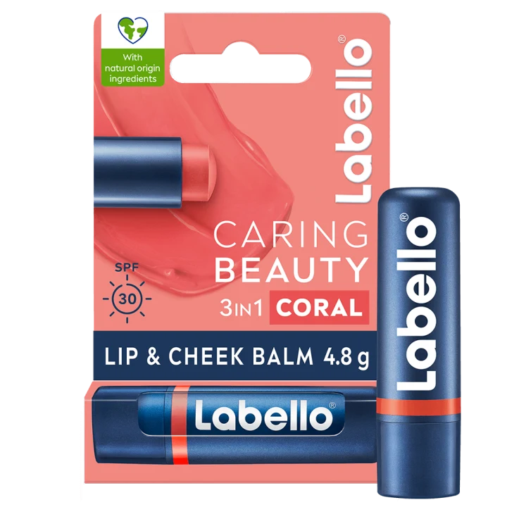 Labello Caring Beauty Coral-Nude 4,8 g Labello