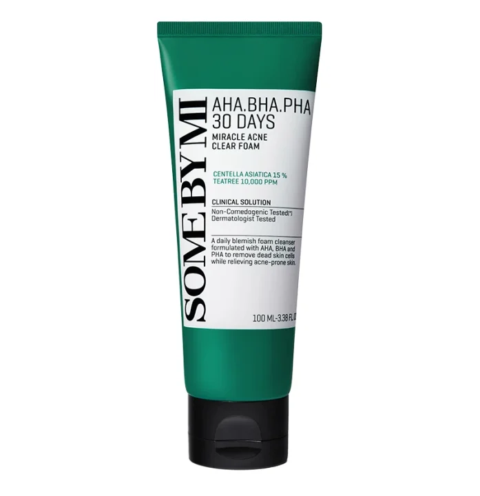 SOME BY MI AHA-BHA-PHA 30 Days Miracle Acne Clear Foam 100 ml SOME BY MI