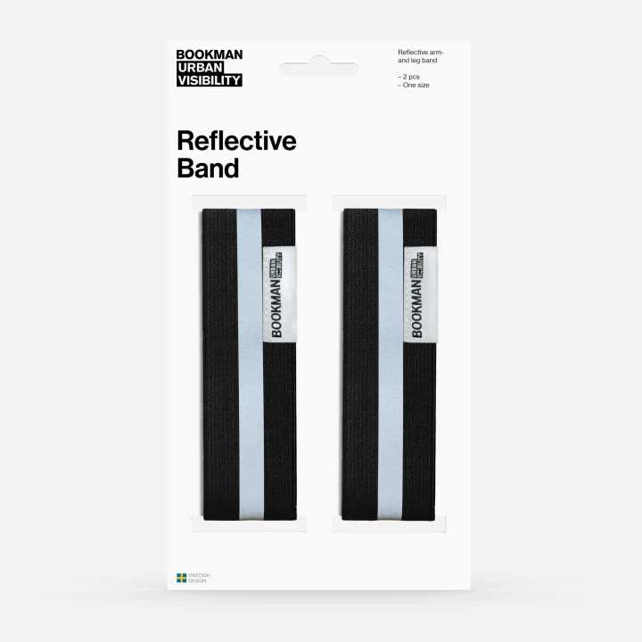 Bookman Wearable Reflective Band Black 2 st Bookman